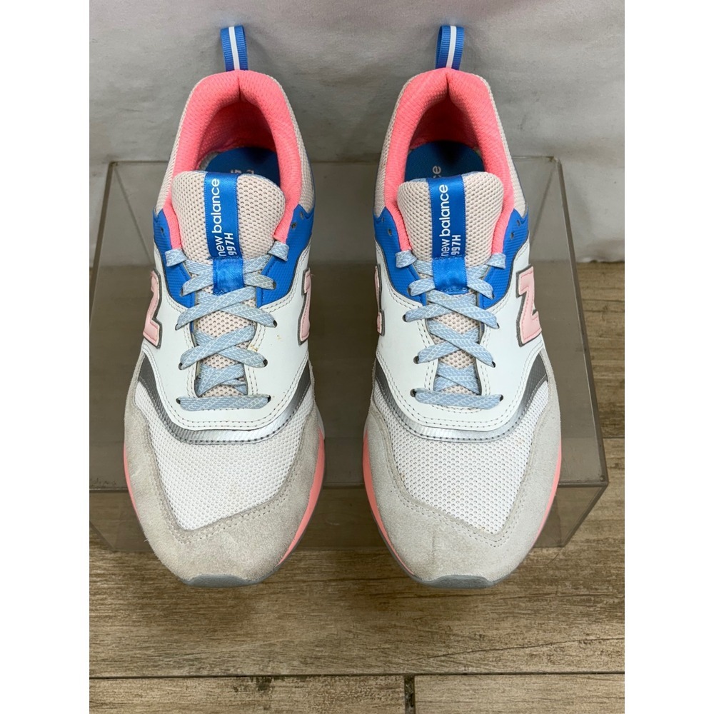 New Balance Women's Sneakers in Grey, Pink & Blue - Picture 3 of 10